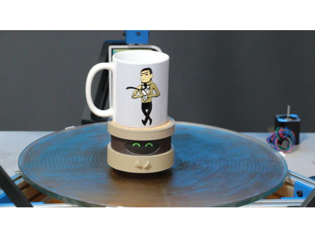 sweepy coaster oxygen included drink 3D print model - Mito3D
