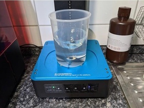 smaller washing container magnetic stirrer anycubic wash cure machine klip secure sistema 3d print model - Mito3D