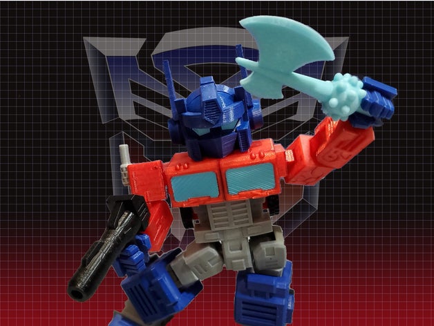 optimus prime transformers - print optimized autobot g1 3D print model - Mito3D