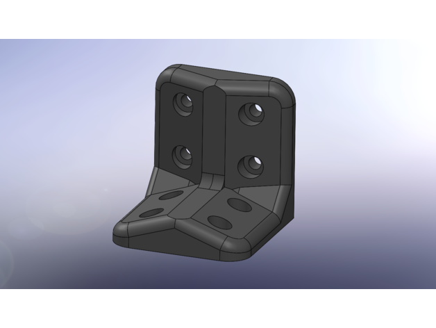 6030 corner bracket 3dprinter 3dprinterparts 3d printer parts 3D print model - Mito3D