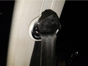 vw golf seatbelt mount cover 3d print model - Mito3D