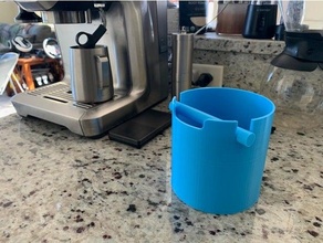 semplice caffè espresso knockbox contenitore bussare scatola 3d print model - Mito3D