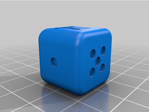 false dice 3d print model - Mito3D