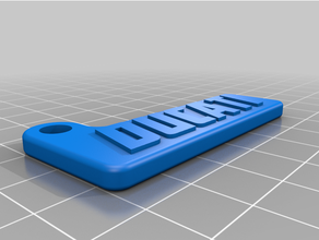 ducati keyring scrambler 3d print model - Mito3D