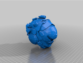 davis' helmet titanfall 2 3d print model - Mito3D