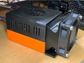 arduino cnc shield box 60mm fan adapter 3d print model - Mito3D