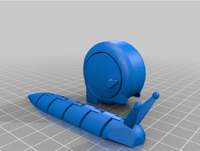 wonky jjj snail 3d print model - Mito3D