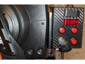 bbj simracing button box mount thrustmaster ts-pc racer 3d print model - Mito3D