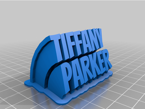 Tiffany Parker 3d print model - Mito3D