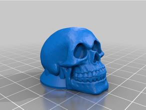 skull ampli knob 3d print model - Mito3D