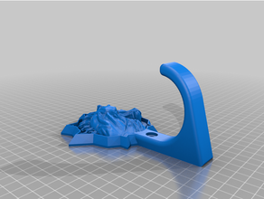 unicorn wall hook 3d print model - Mito3D