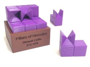 piliers Hercule Assemblée puzzle 3d print model - Mito3D
