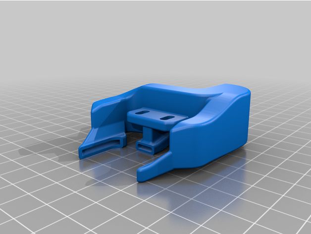 3 Düse Ausführung Railcore Unterkiefer Ventilator 3D print model - Mito3D