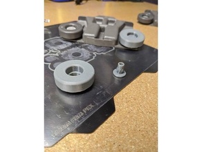 kitchenaid dishwasher tray wheels replacement 3d print model - Mito3D