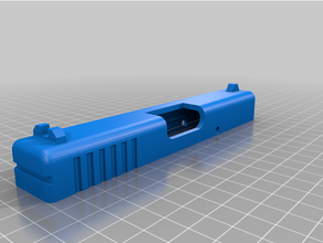 glock 17 operating rubber band 3d print model - Mito3D