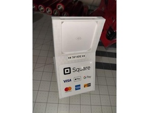 square card reader stand 3d print model - Mito3D
