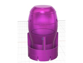 16 oz mini bombe coozie casquette 3d print model - Mito3D