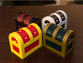 tesoro cofre rompecabezas caja v3 3d print model - Mito3D