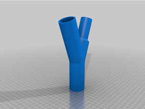 parametric pipe adapter2 3d print model - Mito3D