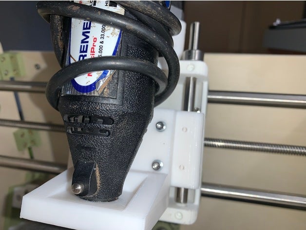 Dremel Kulp destek cnc 3D print model - Mito3D