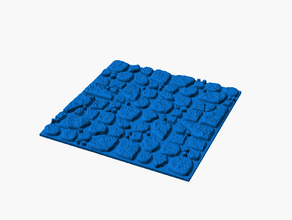 cavern floor 4x4 openforge 20 compatible 3d print model - Mito3D
