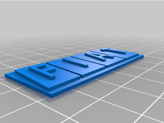 fiat logo 3D print model - Mito3D