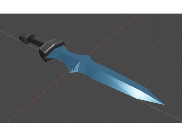 runescape ceremonial espada iii 3D print model - Mito3D