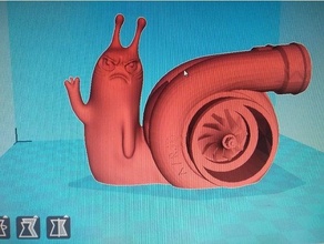 twin turbo snail 3d print model - Mito3D