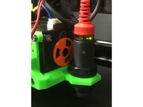 e3d Hemera 24 mm manyetik gösterge spinner ekstrüder motor 3d print model - Mito3D