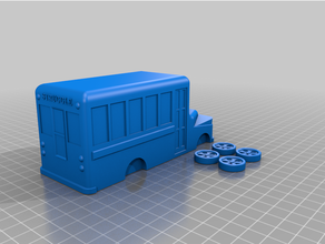 senhorita luta ônibus 3d print model - Mito3D