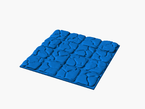 ruins floor 4x4 openforge 20 compatible 3d print model - Mito3D