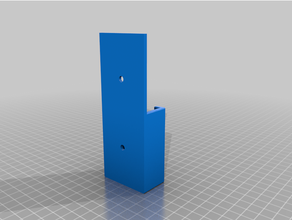 Led uzak duvar Kulp destek 3d print model - Mito3D