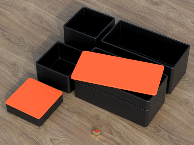 toolbox-set stackable 3D print model - Mito3D