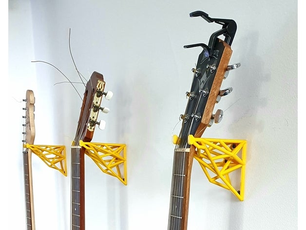 Gitarre Halter Unterstützung normal breit 3D print model - Mito3D