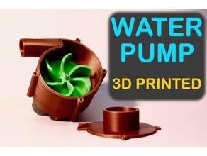 double moteur l'eau pompe 3d print model - Mito3D