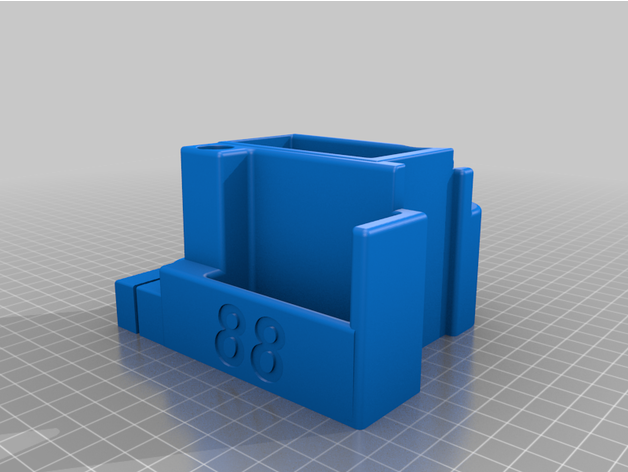 telefonhalterung Rollator taschentuch stift Asthmaspray Stifthalter Telefon 3D print model - Mito3D