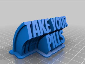 pastillas personalizado 3d print model - Mito3D