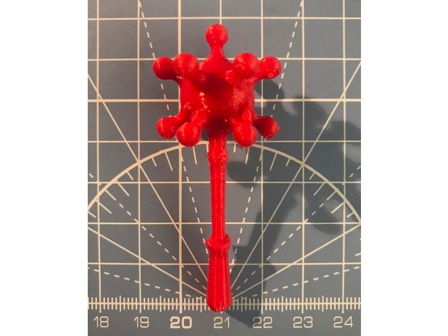 touch face tool virus 3D print model - Mito3D