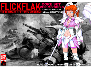 flik flak núcleo conjunto gundam em muchachas limitado edición anime niña mecha 3d print model - Mito3D