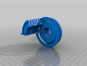 trump2020 3d print model - Mito3D