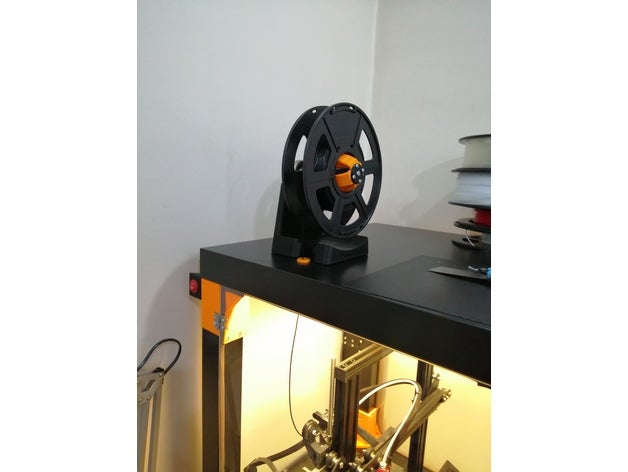 Kolay tak c kar filamento Makara tutucu fácil encaixe remova carretel suporte 3D print model - Mito3D