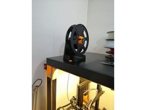 Kolay tak c kar filamento Makara tutucu fácil encaixe remova carretel suporte 3d print model - Mito3D