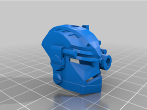 hero factory rocka helmet bionicle ccbs lego 3d print model - Mito3D