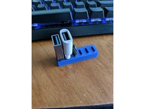 sencillo USB soporte 3d print model - Mito3D