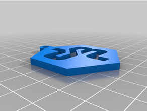 Dezibel draussen Logo Schlüsselring 3d print model - Mito3D