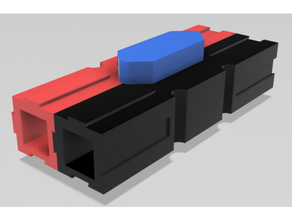 powerpole retention clip 1327 housing 3d print model - Mito3D