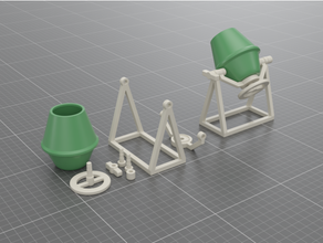 cemento mixer calcestruzzo giocattolo 3d print model - Mito3D