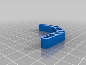personnalisé lego technique courbé bras faisceau personnalisateur 3d print model - Mito3D