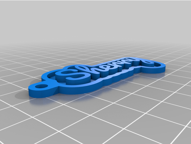 Sherry personalizzato 3D print model - Mito3D