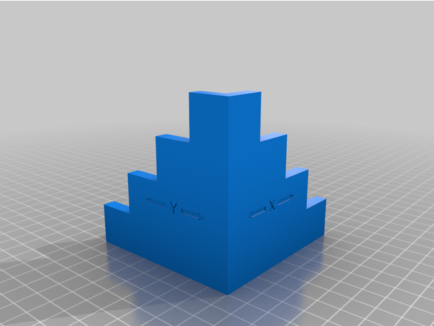 fdm steps mm calibration 3D print model - Mito3D